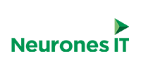 | Klarum Training Neurones IT logo in green with a small green triangle icon to the right of the text.